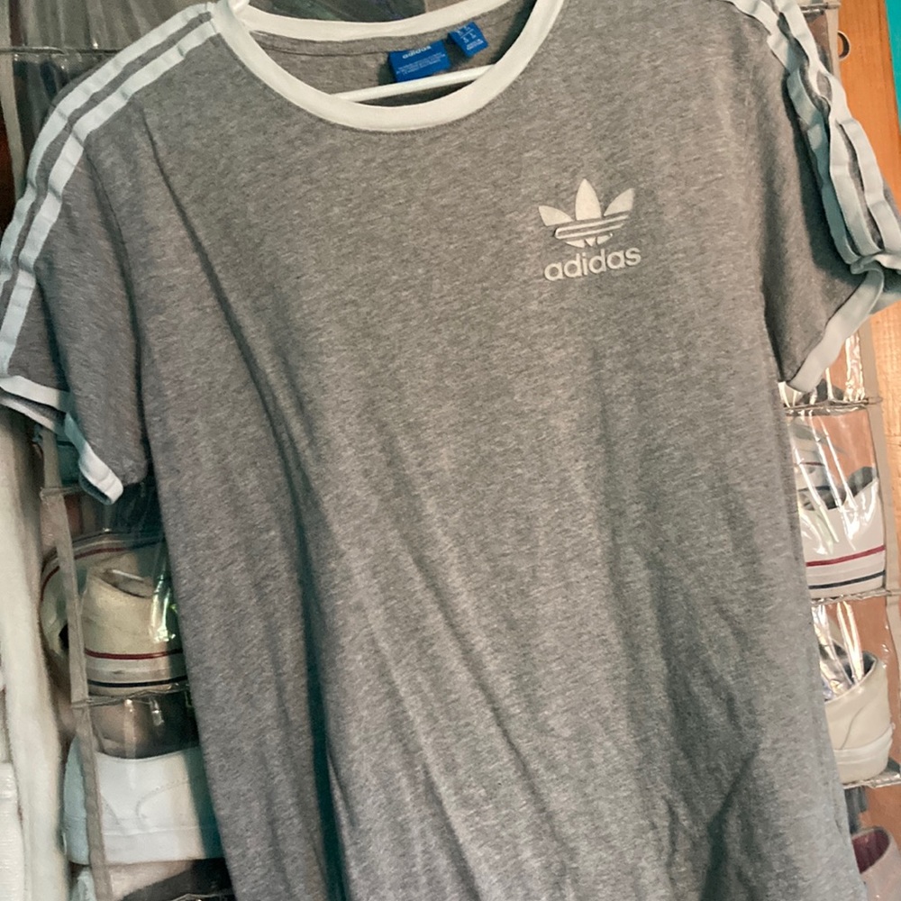 Grey Adidas tee